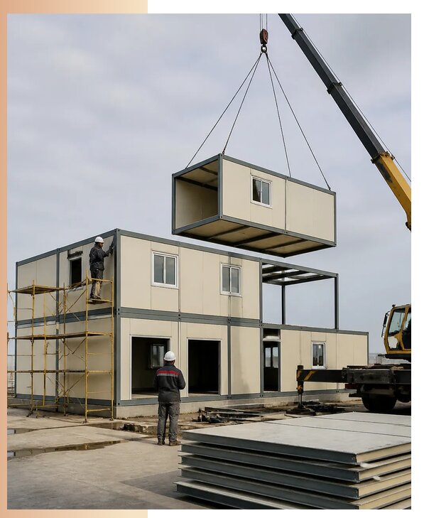 Изготовление сборно разборных модульных зданий в Боровичах